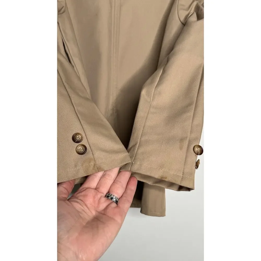 1980s Billy The Kid Boys Khaki Suit Set Jacket Vest Size 8 USA